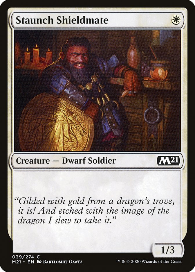 Staunch Shieldmate [Core Set 2021] | Devastation Store