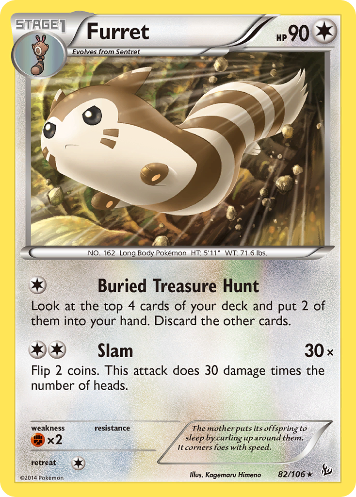 Furret (82/106) [XY: Flashfire] | Devastation Store