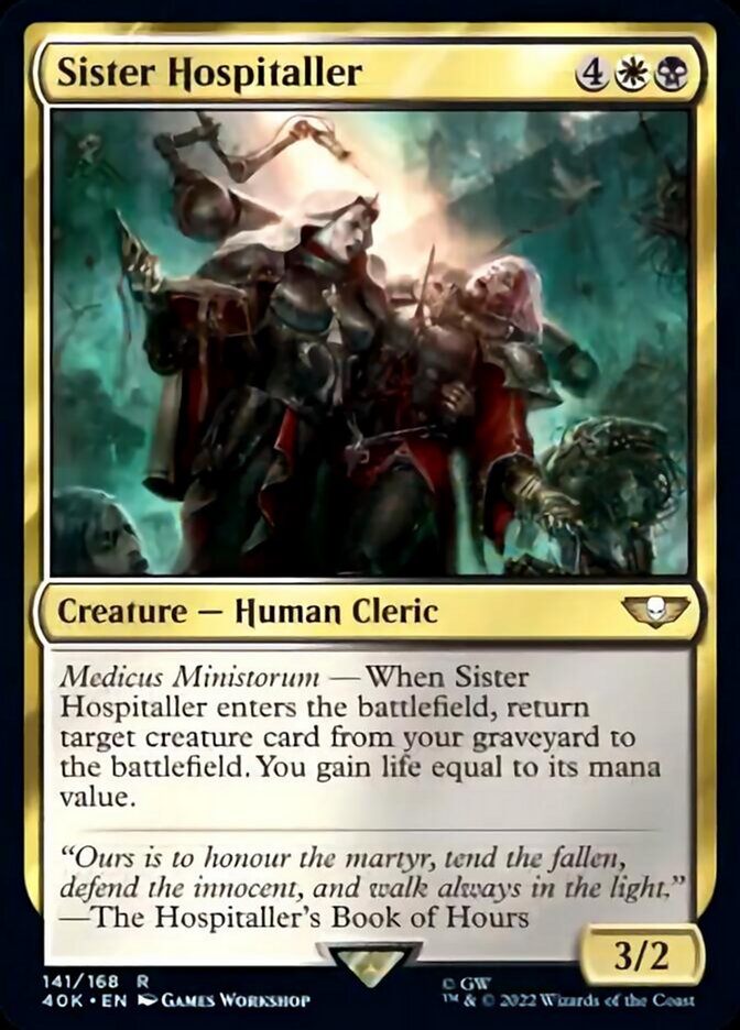 Sister Hospitaller [Universes Beyond: Warhammer 40,000] | Devastation Store