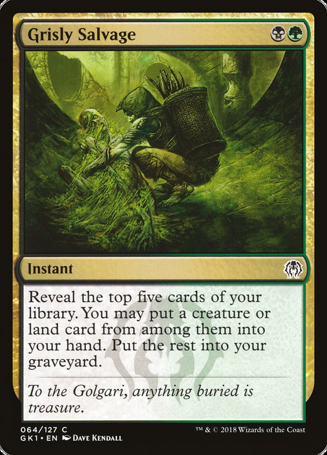 Grisly Salvage [Guilds of Ravnica Guild Kit] | Devastation Store