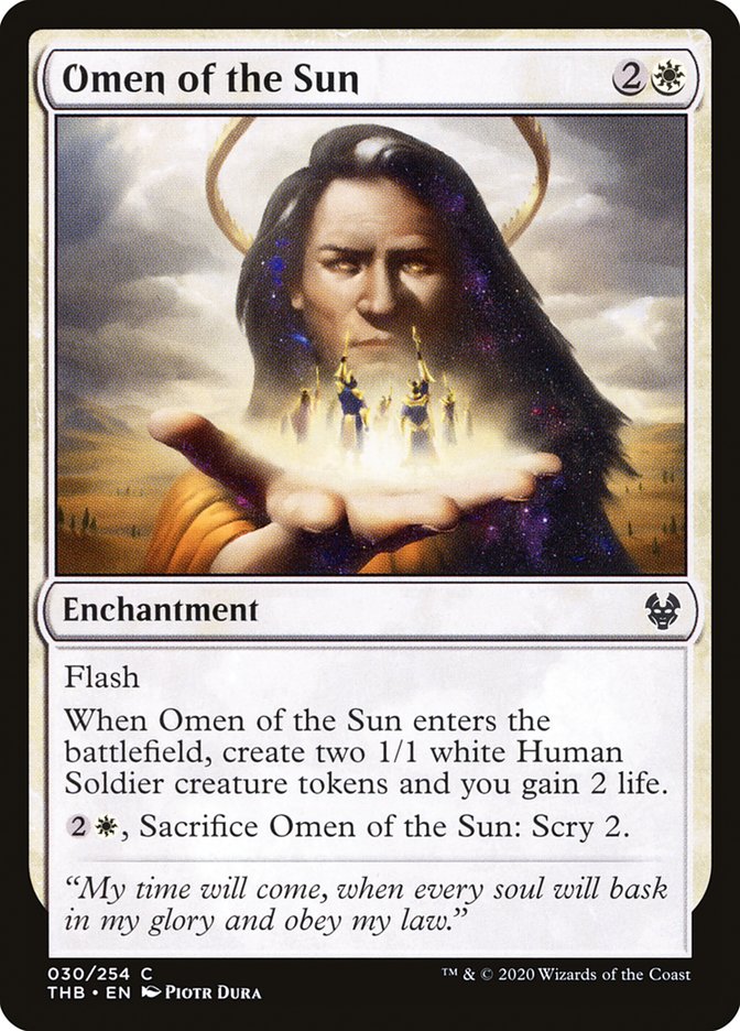 Omen of the Sun [Theros Beyond Death] | Devastation Store