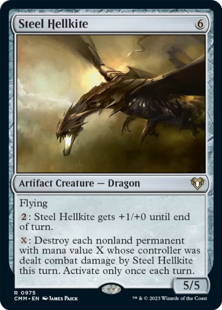 Steel Hellkite [Commander Masters] | Devastation Store