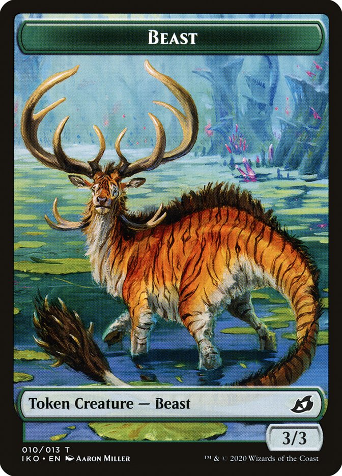Beast [Ikoria: Lair of Behemoths Tokens] | Devastation Store