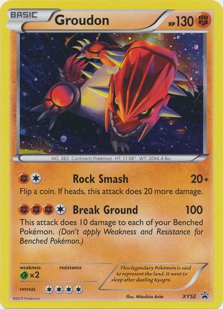 Groudon (XY52) (Jumbo Card) [XY: Black Star Promos] | Devastation Store