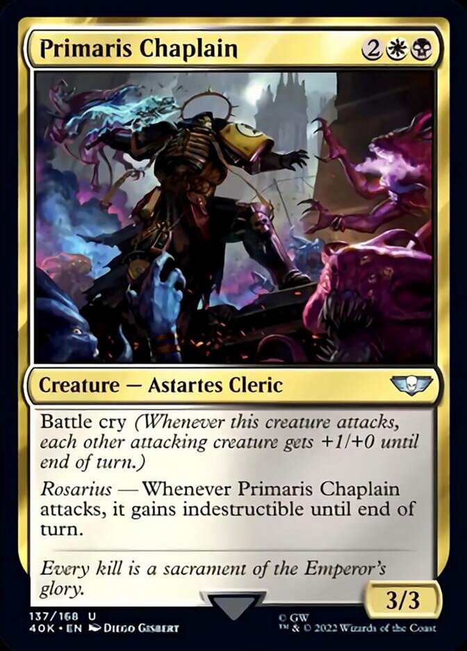 Primaris Chaplain (Surge Foil) [Universes Beyond: Warhammer 40,000] | Devastation Store