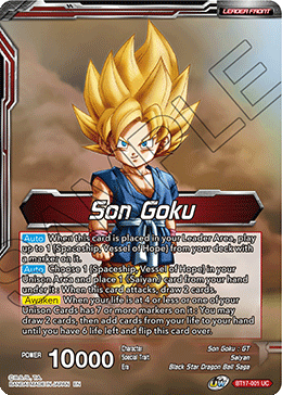 Son Goku // Son Goku, Pan, and Trunks, Space Adventurers (BT17-001) [Ultimate Squad] | Devastation Store