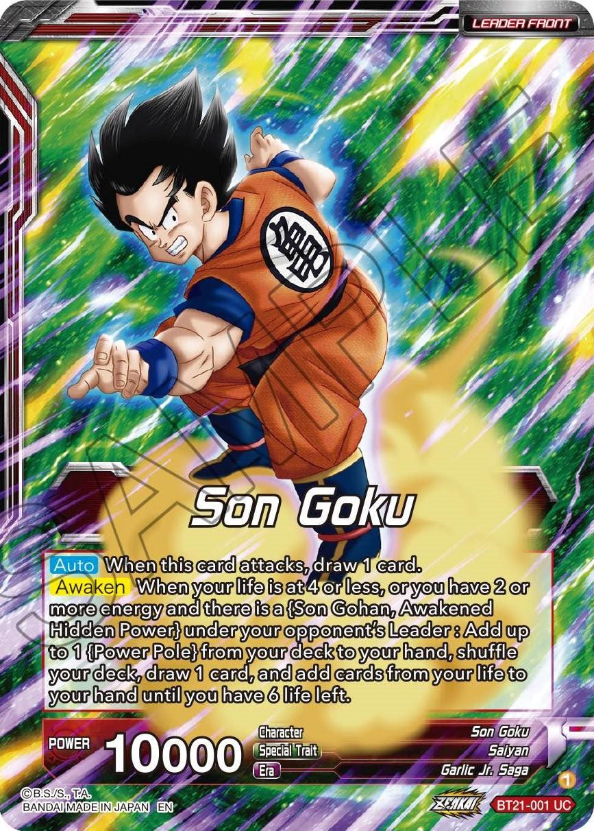 Son Goku // Son Goku, for the Sake of Family (BT21-001) [Wild Resurgence] | Devastation Store