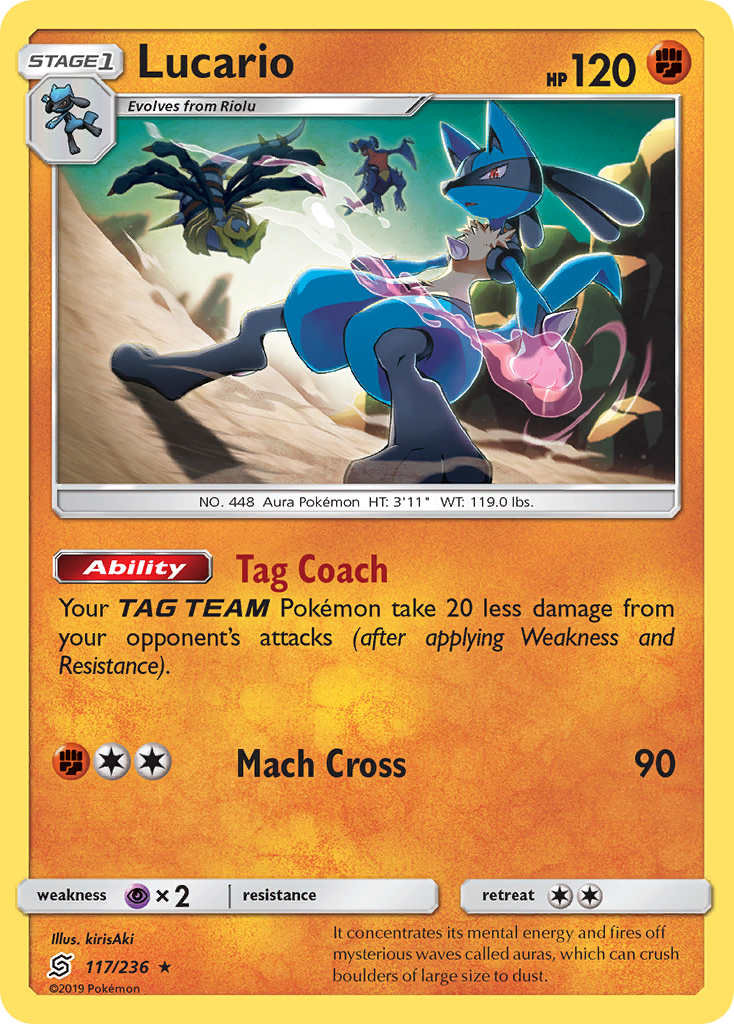 Lucario (117/236) [Sun & Moon: Unified Minds] | Devastation Store