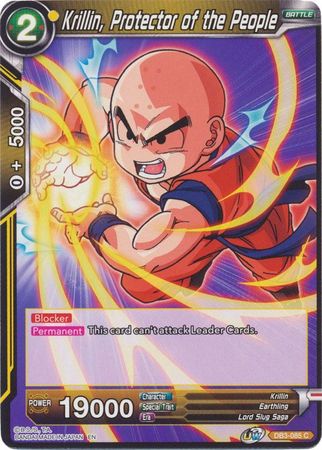 Krillin, Protector of the People [DB3-085] | Devastation Store