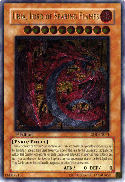 Uria, Lord of Searing Flames (UTR) [SOI-EN001] Ultimate Rare | Devastation Store