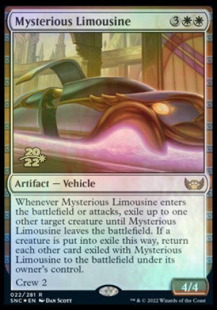 Mysterious Limousine [Streets of New Capenna Prerelease Promos] | Devastation Store