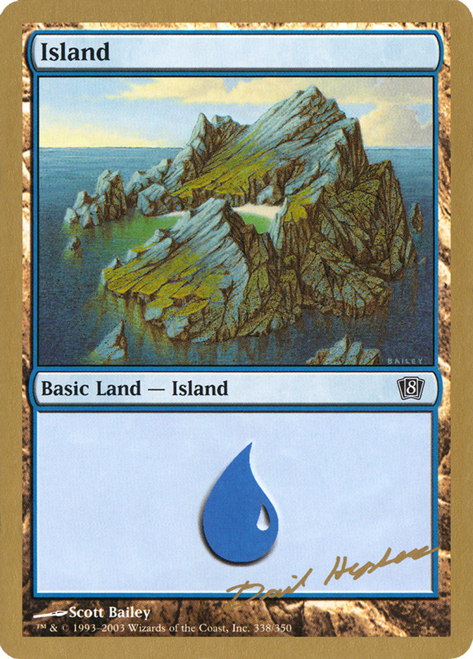 Island (dh338) (Dave Humpherys) [World Championship Decks 2003] | Devastation Store