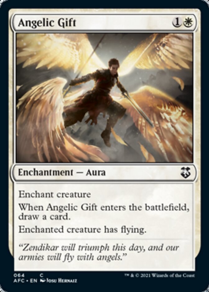 Angelic Gift [Dungeons & Dragons: Adventures in the Forgotten Realms Commander] | Devastation Store