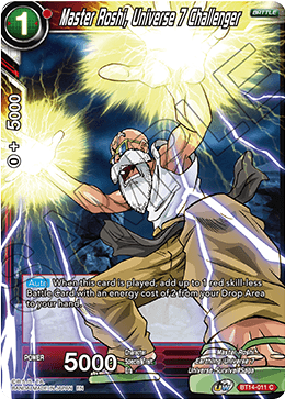 Master Roshi, Universe 7 Challenger (BT14-011) [Cross Spirits] | Devastation Store