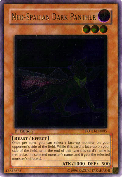 Neo-Spacian Dark Panther [POTD-EN005] Ultimate Rare | Devastation Store