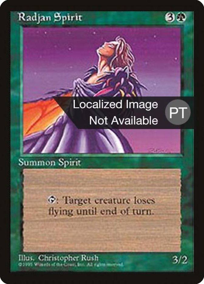 Radjan Spirit [Fourth Edition (Foreign Black Border)] | Devastation Store