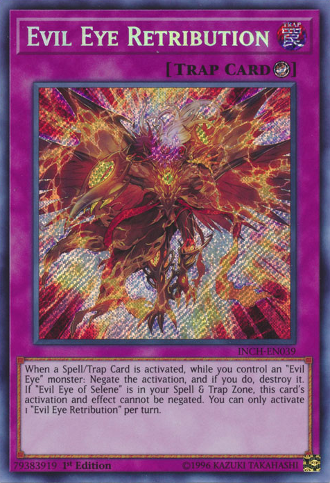 Evil Eye Retribution [INCH-EN039] Secret Rare | Devastation Store