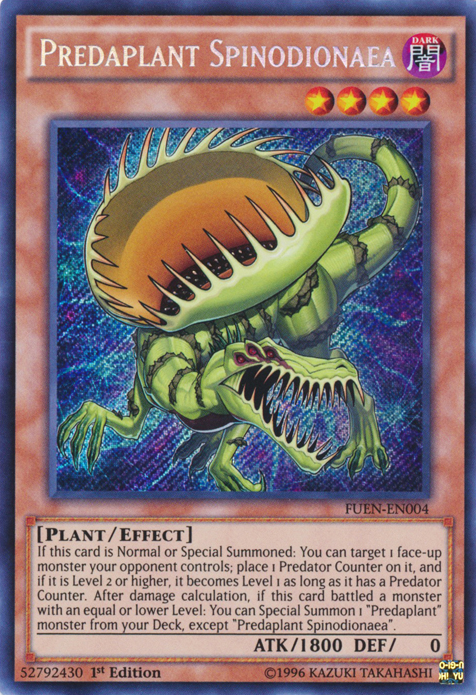 Predaplant Spinodionaea [FUEN-EN004] Secret Rare | Devastation Store