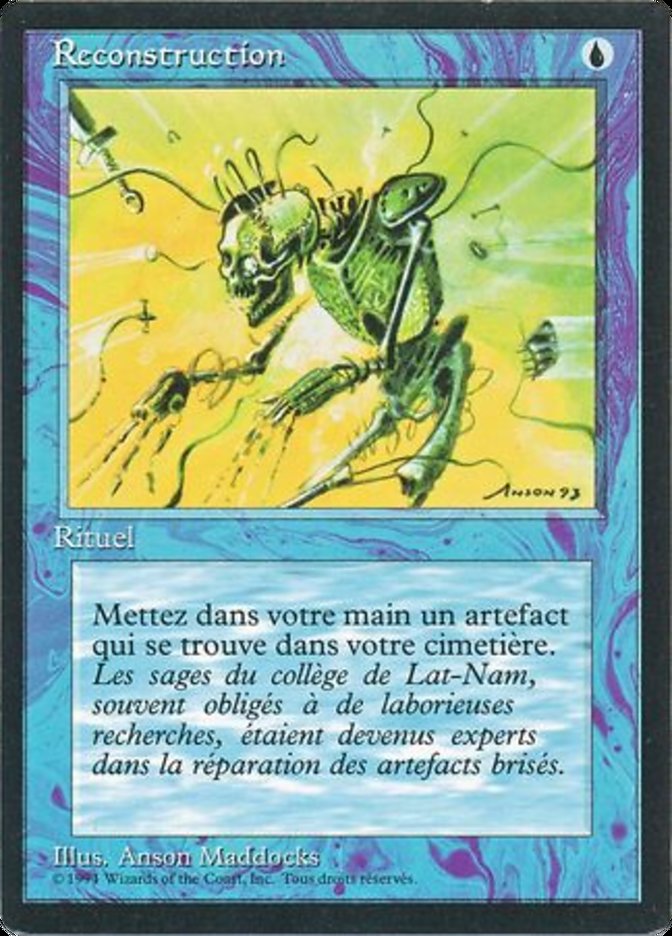Reconstruction [Foreign Black Border] | Devastation Store