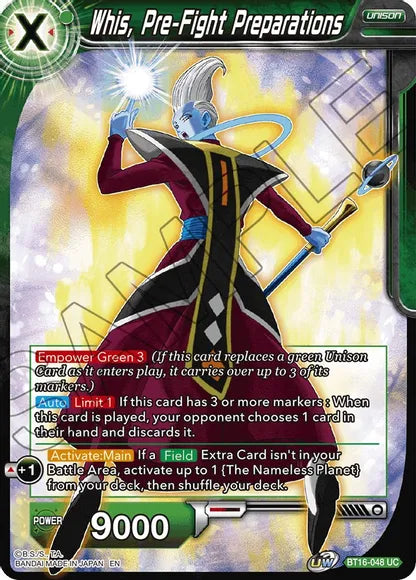 Whis, Pre-Fight Preparations [BT16-048] | Devastation Store