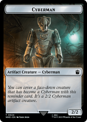 Human (0006) // Cyberman Double-Sided Token [Doctor Who Tokens] | Devastation Store