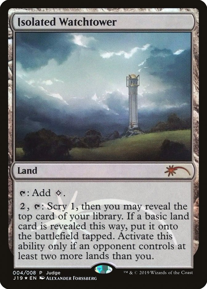 Isolated Watchtower [Judge Gift Cards 2019] | Devastation Store
