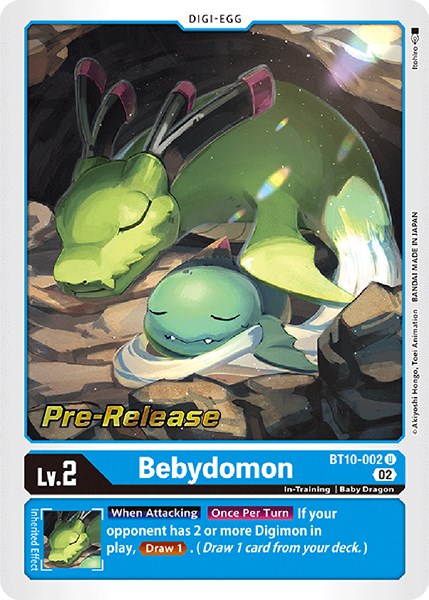 Bebydomon [BT10-002] [Xros Encounter Pre-Release Cards] | Devastation Store