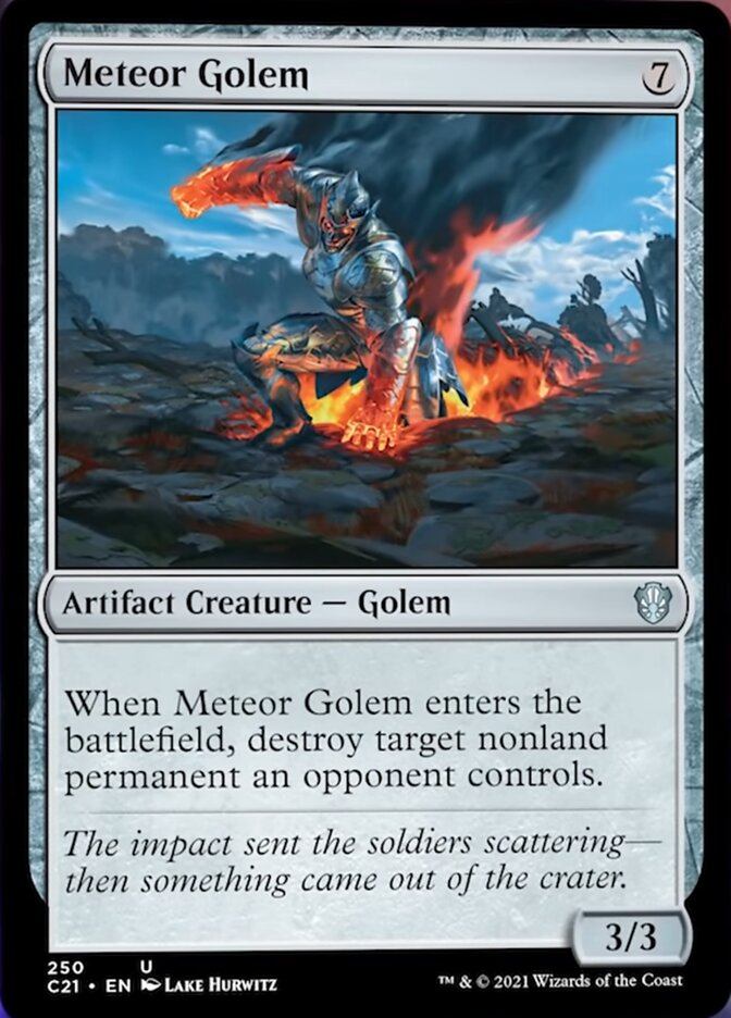 Meteor Golem [Commander 2021] | Devastation Store