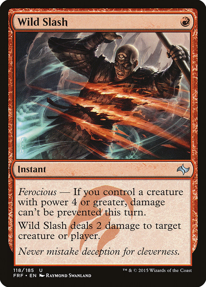 Wild Slash [Fate Reforged] - Devastation Store | Devastation Store