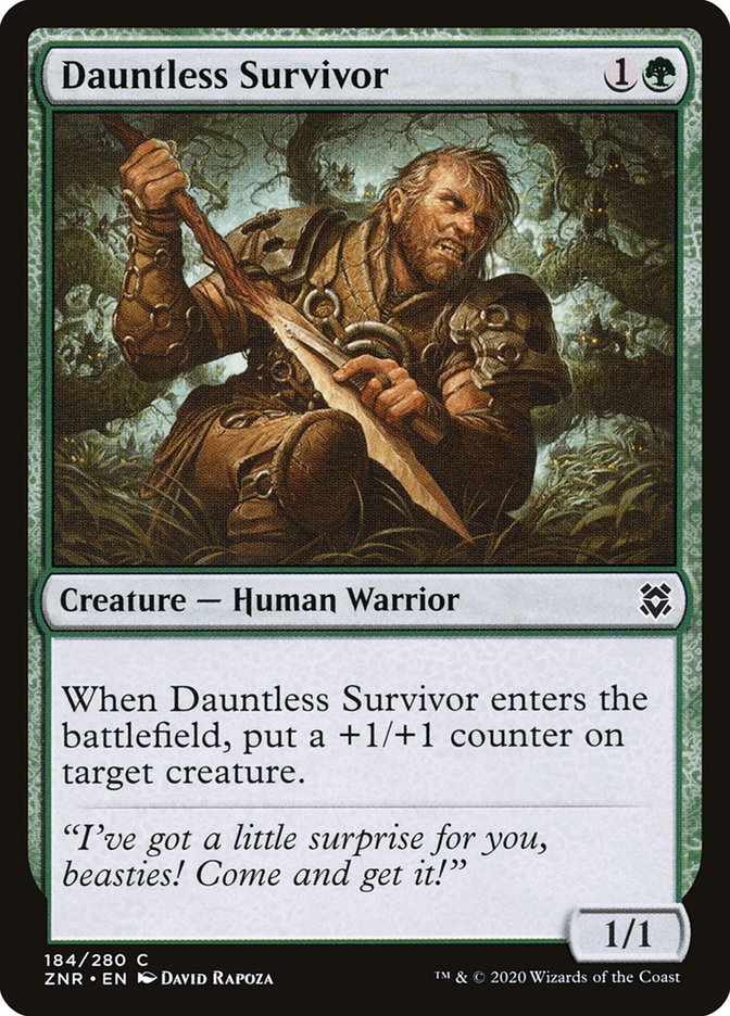 Dauntless Survivor [Zendikar Rising] | Devastation Store