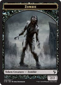 Zombie // Angel Double-sided Token [Commander 2018 Tokens] | Devastation Store