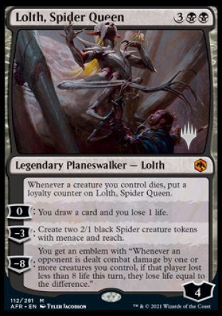 Lolth, Spider Queen (Promo Pack) [Dungeons & Dragons: Adventures in the Forgotten Realms Promos] | Devastation Store