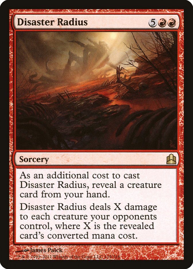 Disaster Radius [Commander 2011] | Devastation Store