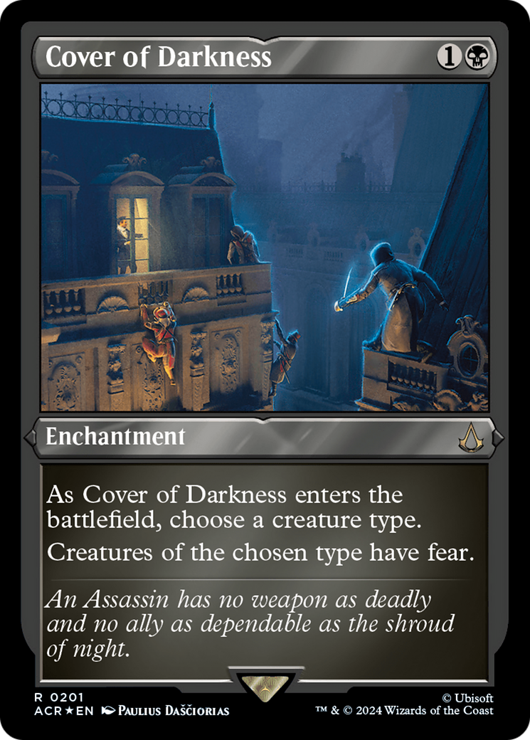 Cover of Darkness (Foil Etched) [Assassin's Creed] | Devastation Store