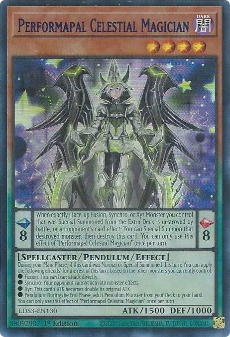 Performapal Celestial Magician (Blue) [LDS3-EN130] Ultra Rare | Devastation Store