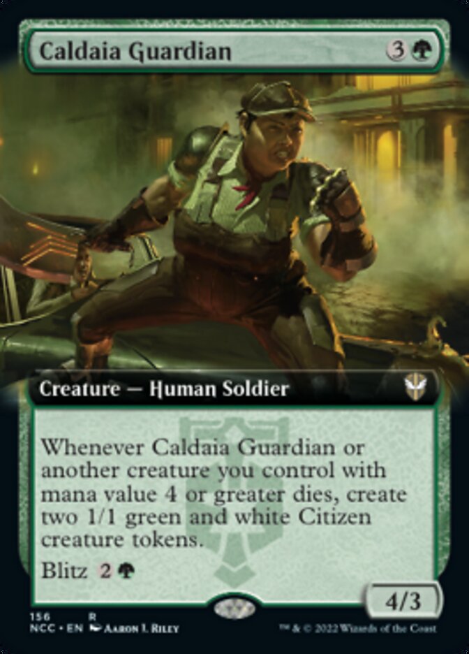 Caldaia Guardian (Extended Art) [Streets of New Capenna Commander] | Devastation Store