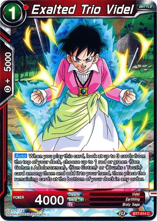 Exalted Trio Videl [BT7-014] | Devastation Store