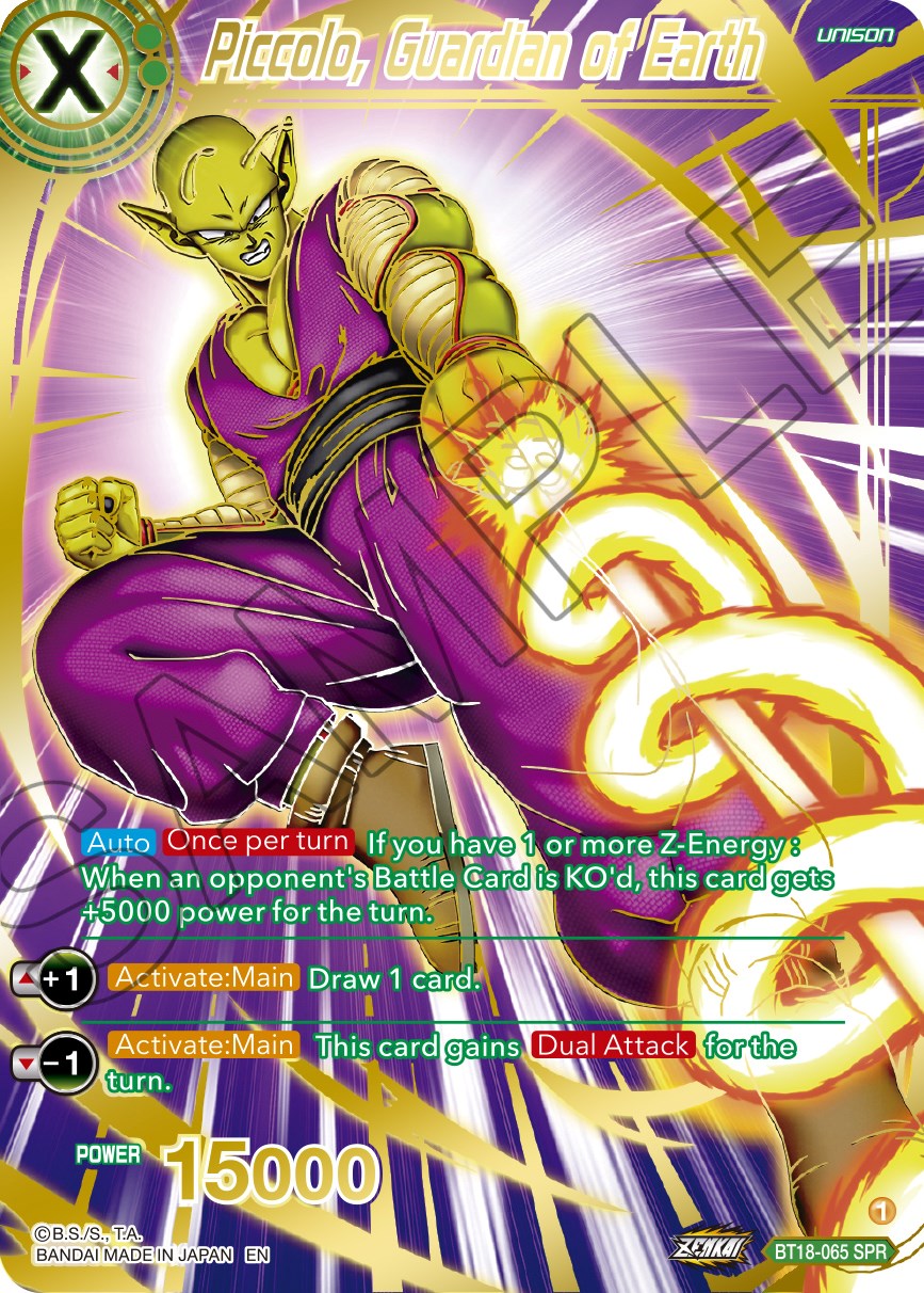Piccolo, Guardian of Earth (SPR) (BT18-065) [Dawn of the Z-Legends] | Devastation Store