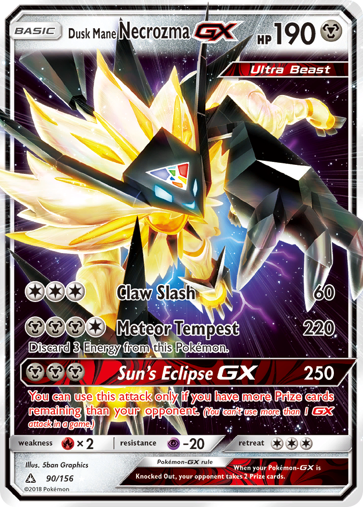 Dusk Mane Necrozma GX (90/156) [Sun & Moon: Ultra Prism] | Devastation Store