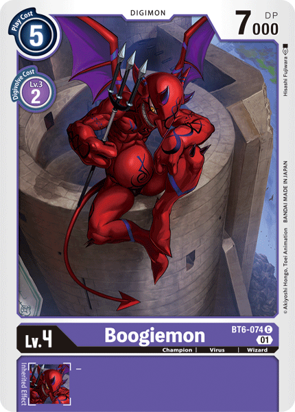 Boogiemon [BT6-074] [Double Diamond] | Devastation Store