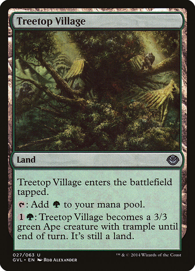 Treetop Village (Garruk vs. Liliana) [Duel Decks Anthology] | Devastation Store