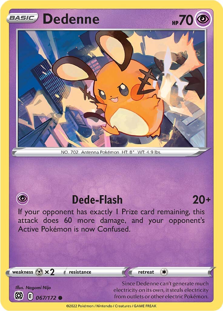 Dedenne (067/172) [Sword & Shield: Brilliant Stars] | Devastation Store