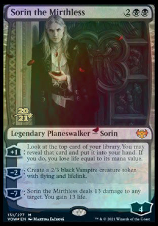 Sorin the Mirthless [Innistrad: Crimson Vow Prerelease Promos] | Devastation Store