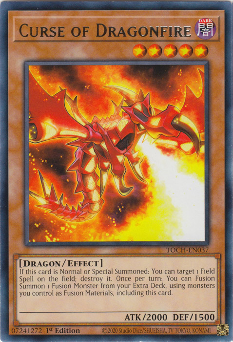 Curse of Dragonfire [TOCH-EN037] Rare | Devastation Store