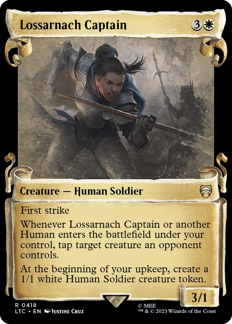 Lossarnach Captain [The Lord of the Rings: Tales of Middle-Earth Commander Showcase Scrolls] | Devastation Store