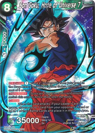 Son Goku, Hope of Universe 7 [TB1-052] | Devastation Store