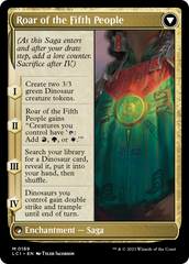 Huatli, Poet of Unity // Roar of the Fifth People [The Lost Caverns of Ixalan Prerelease Cards] | Devastation Store