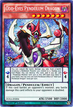 Odd-Eyes Pendulum Dragon [DUEA-EN004] Secret Rare | Devastation Store