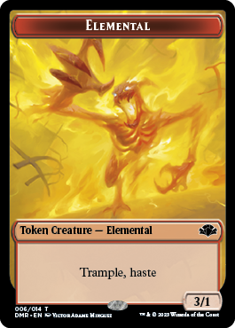 Insect // Elemental Double-Sided Token [Dominaria Remastered Tokens] | Devastation Store
