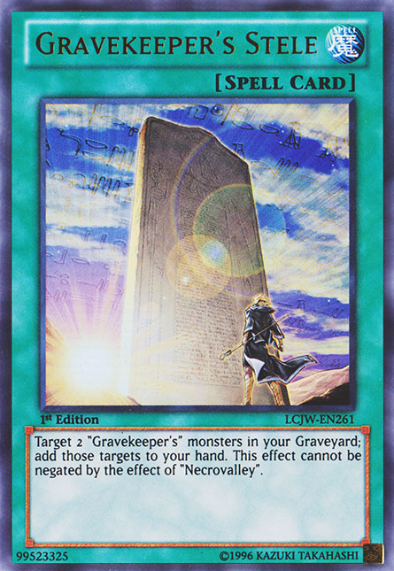 Gravekeeper's Stele [LCJW-EN261] Ultra Rare | Devastation Store